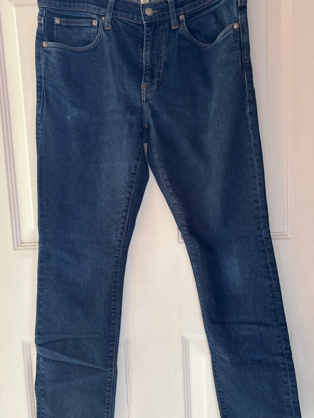 J. Crew 484 Men's Dark Blue Straight-Leg Jeans
